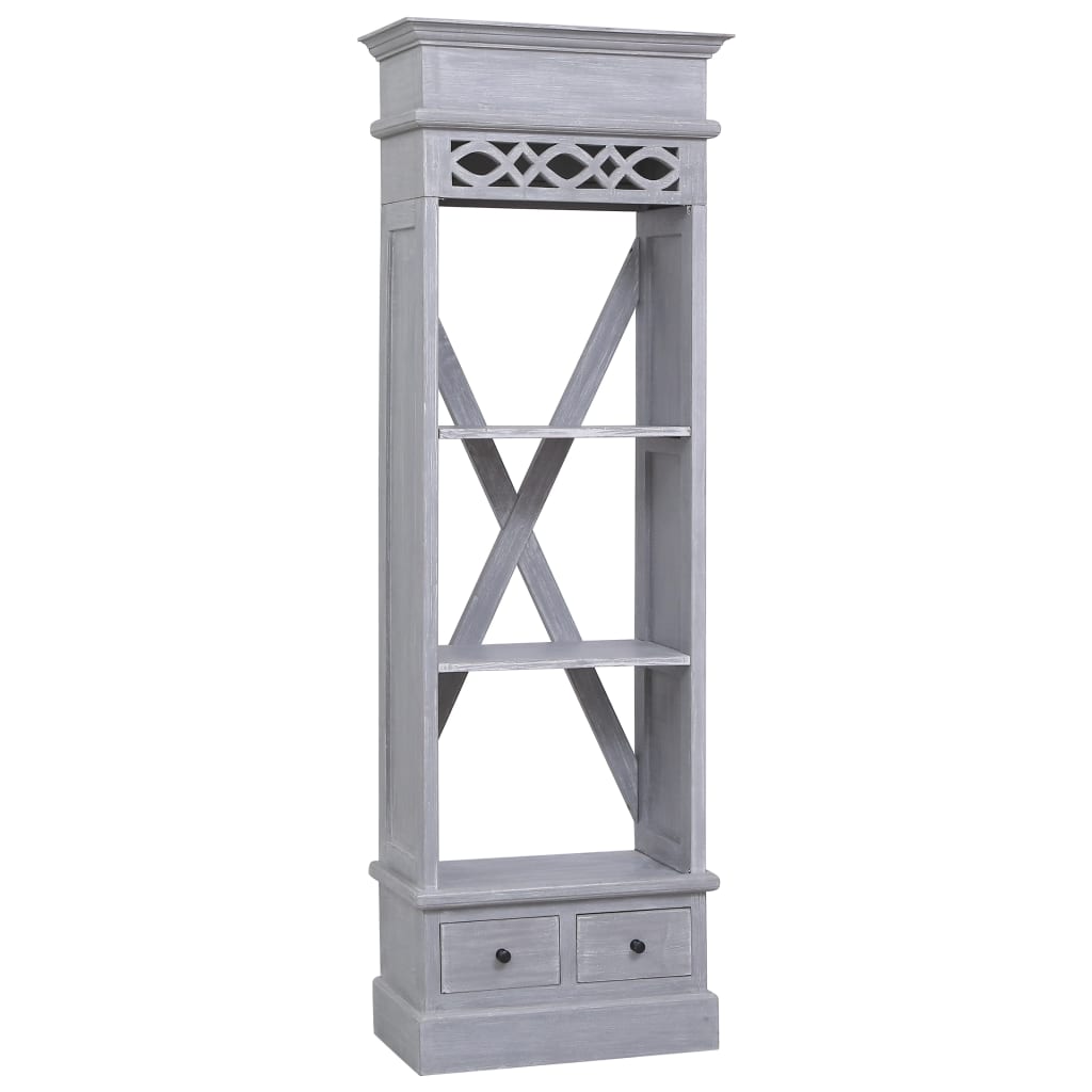 vidaXL Aparador alto 60x30x175 cm mogno maciço